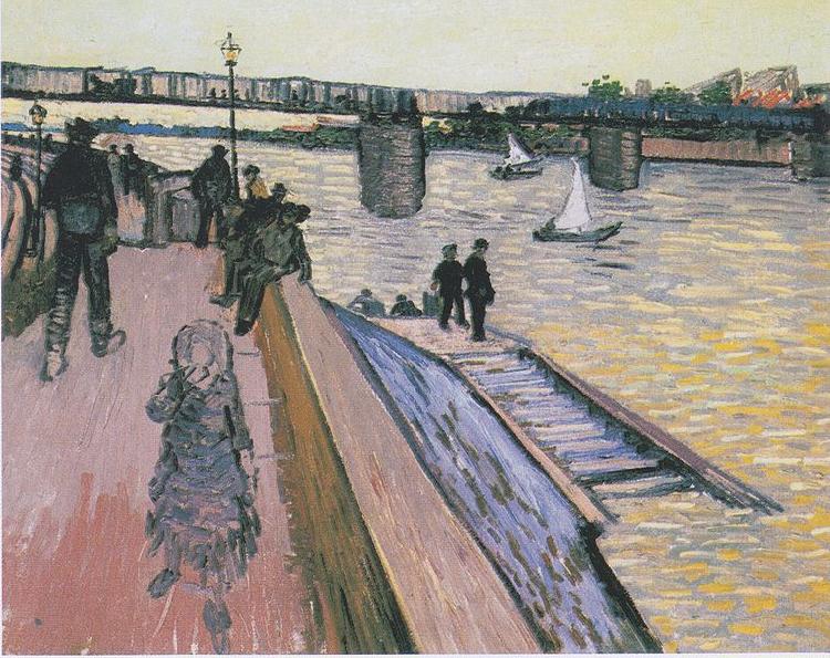 Vincent Van Gogh The Bridge of Triquetaille Germany oil painting art